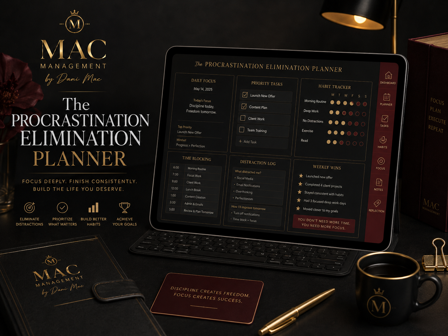 MAC MANAGEMENT planner showcase