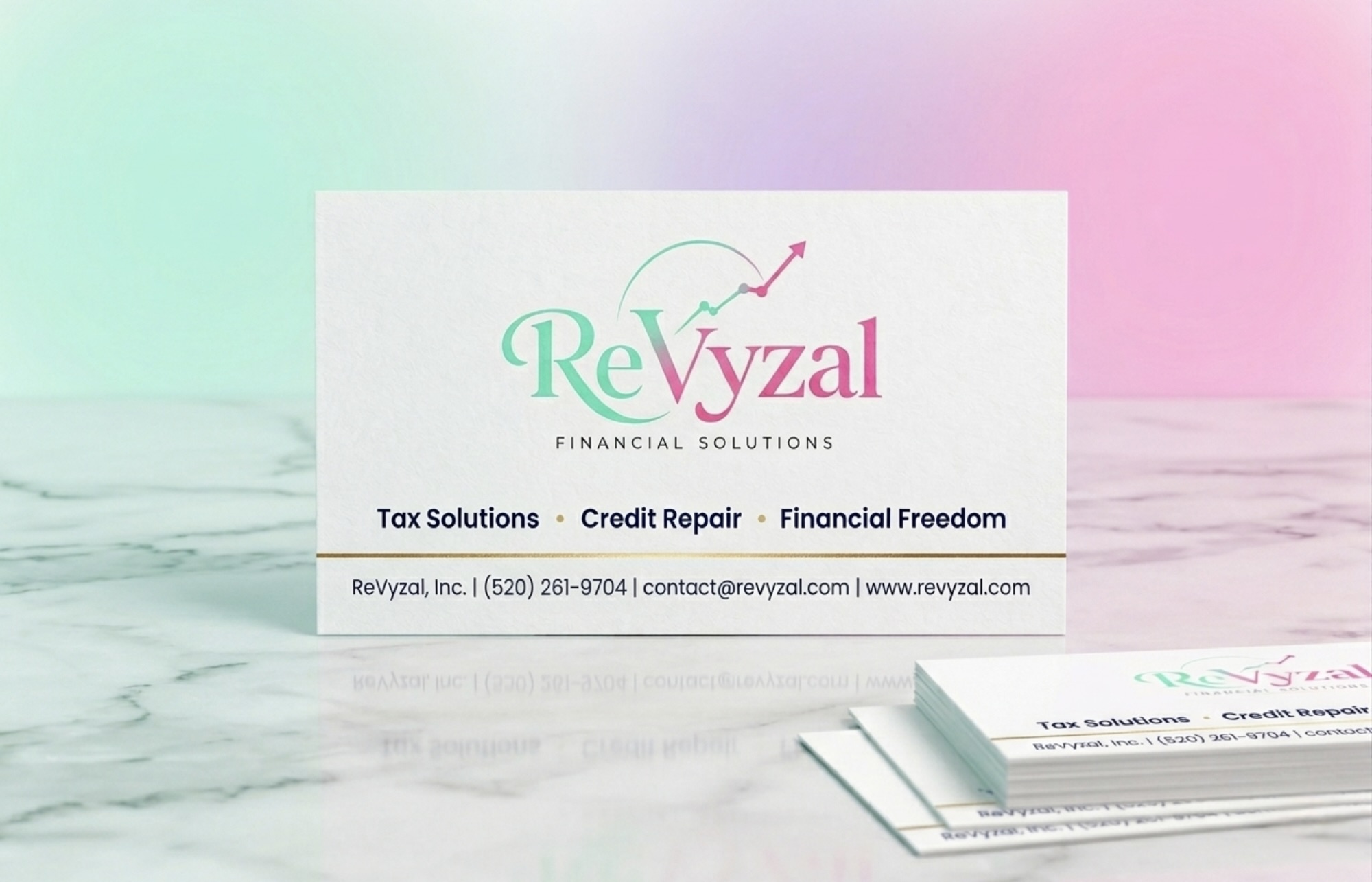 ReVyzal logo card