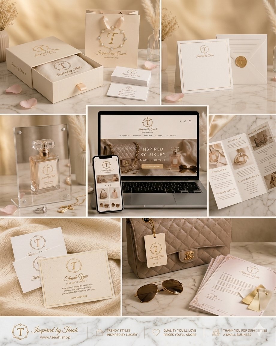 Inspired by Teeah brand and website showcase